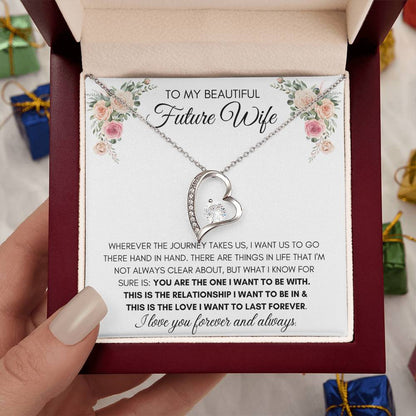 To My Beautiful Future Wife - Forever Love Necklace