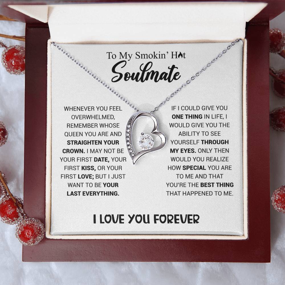 Smokin' Hot Soulmate - Heart Necklace
