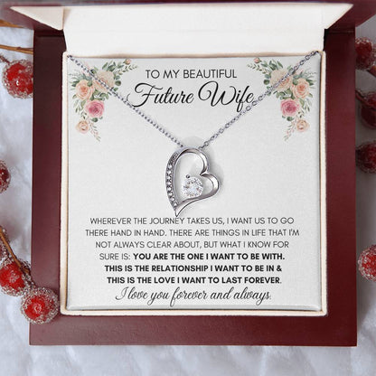 To My Beautiful Future Wife - Forever Love Necklace