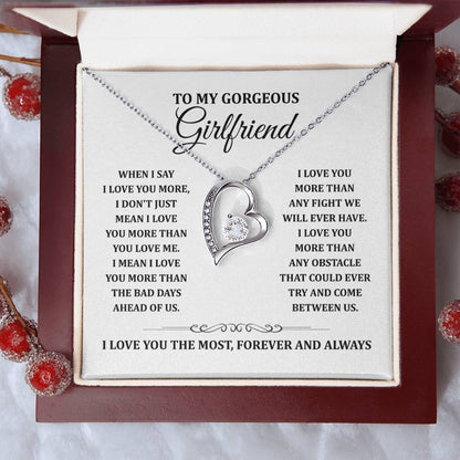 TO MY GORGEOUS GIRLFRIEND - Heart Necklace