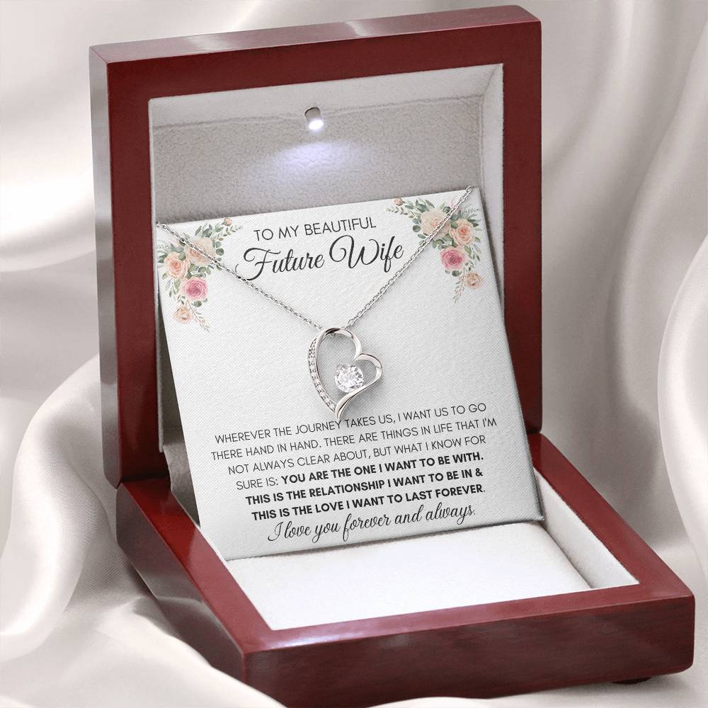 To My Beautiful Future Wife - Forever Love Necklace