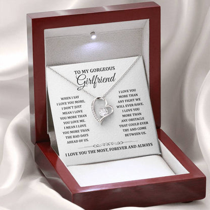 TO MY GORGEOUS GIRLFRIEND - Heart Necklace