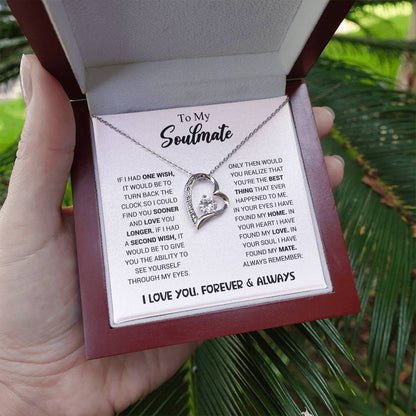 To My Soulmate - Heart Necklace