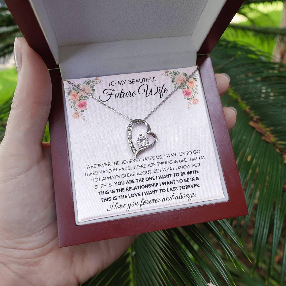 To My Beautiful Future Wife - Forever Love Necklace