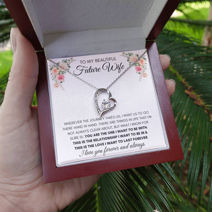 To My Beautiful Future Wife - Forever Love Necklace