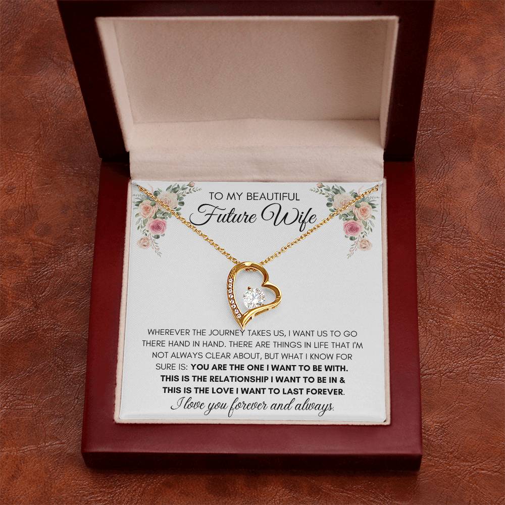To My Beautiful Future Wife - Forever Love Necklace