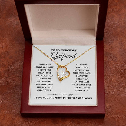 TO MY GORGEOUS GIRLFRIEND - Heart Necklace