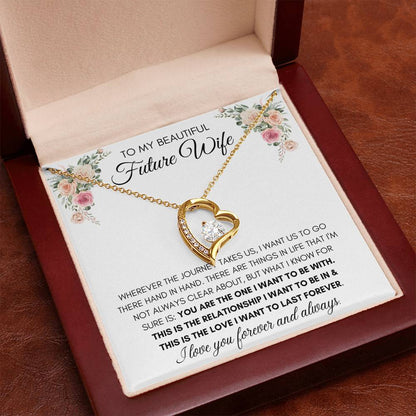 To My Beautiful Future Wife - Forever Love Necklace