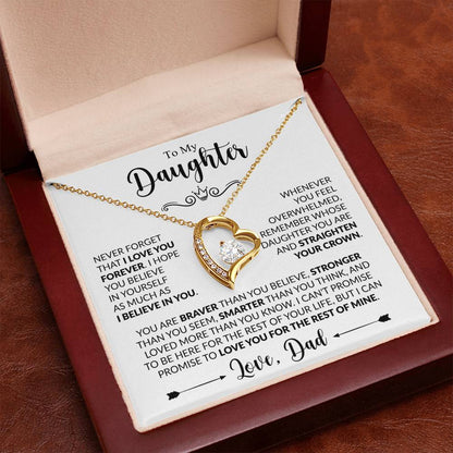 TO MY DAUGHTER - Love, Dad - FOREVER LOVE NECKLACE