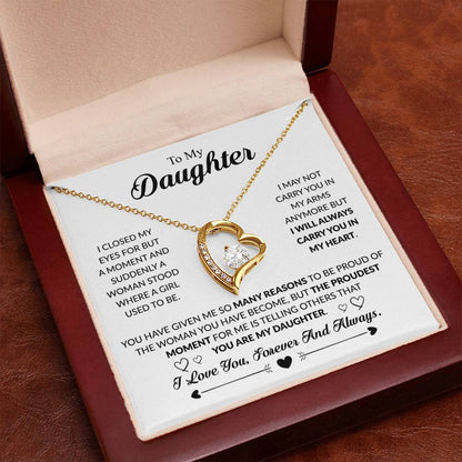 YOU ARE MY DAUGHTER - FOREVER LOVE NECKLACE