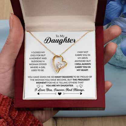 YOU ARE MY DAUGHTER - FOREVER LOVE NECKLACE