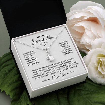 TO MY BELOVED MOM - Alluring Necklace