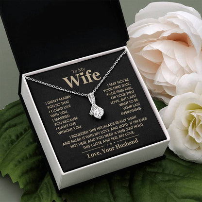 TO MY WIFE - Alluring Necklace