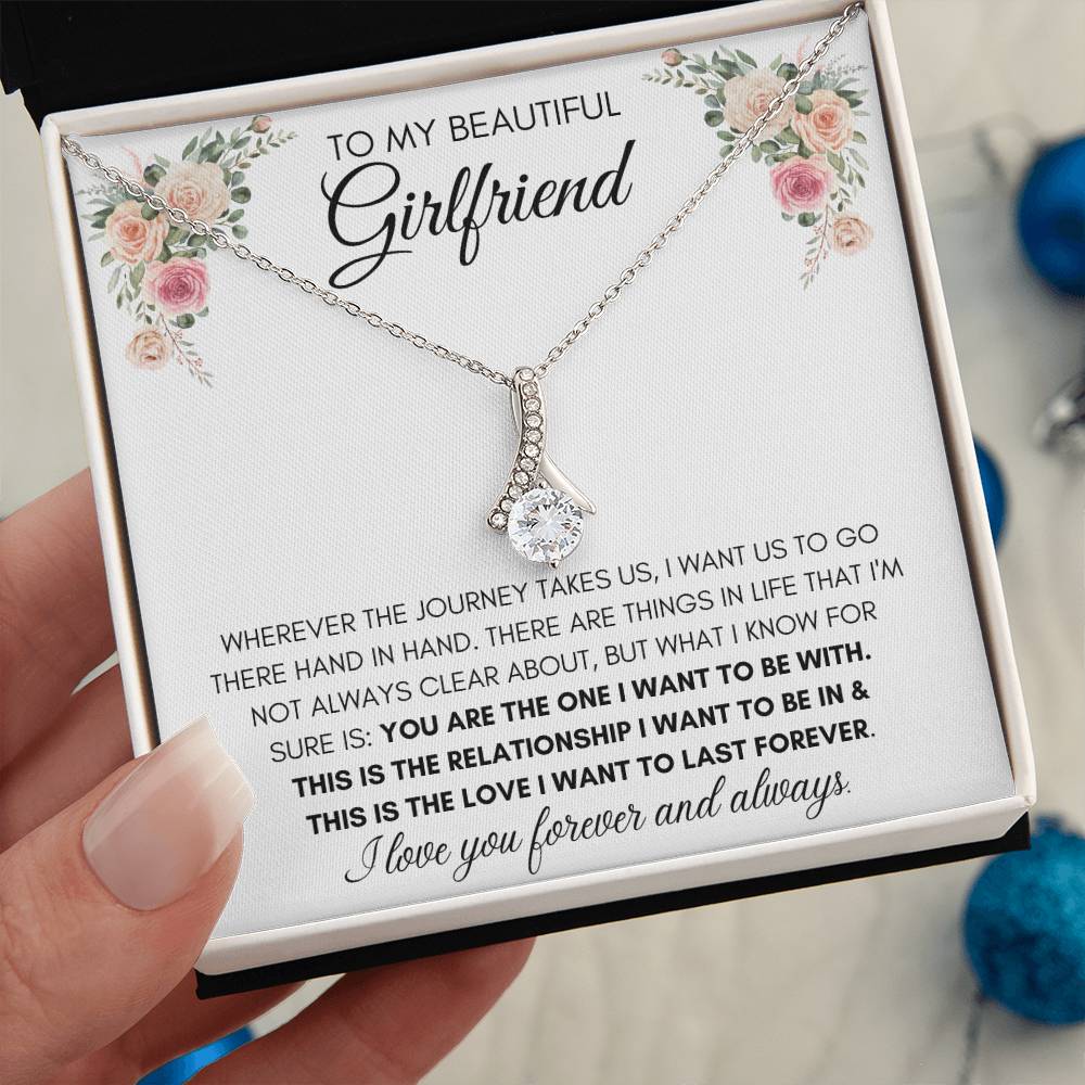To My Beautiful Girlfriend - Alluring Necklace