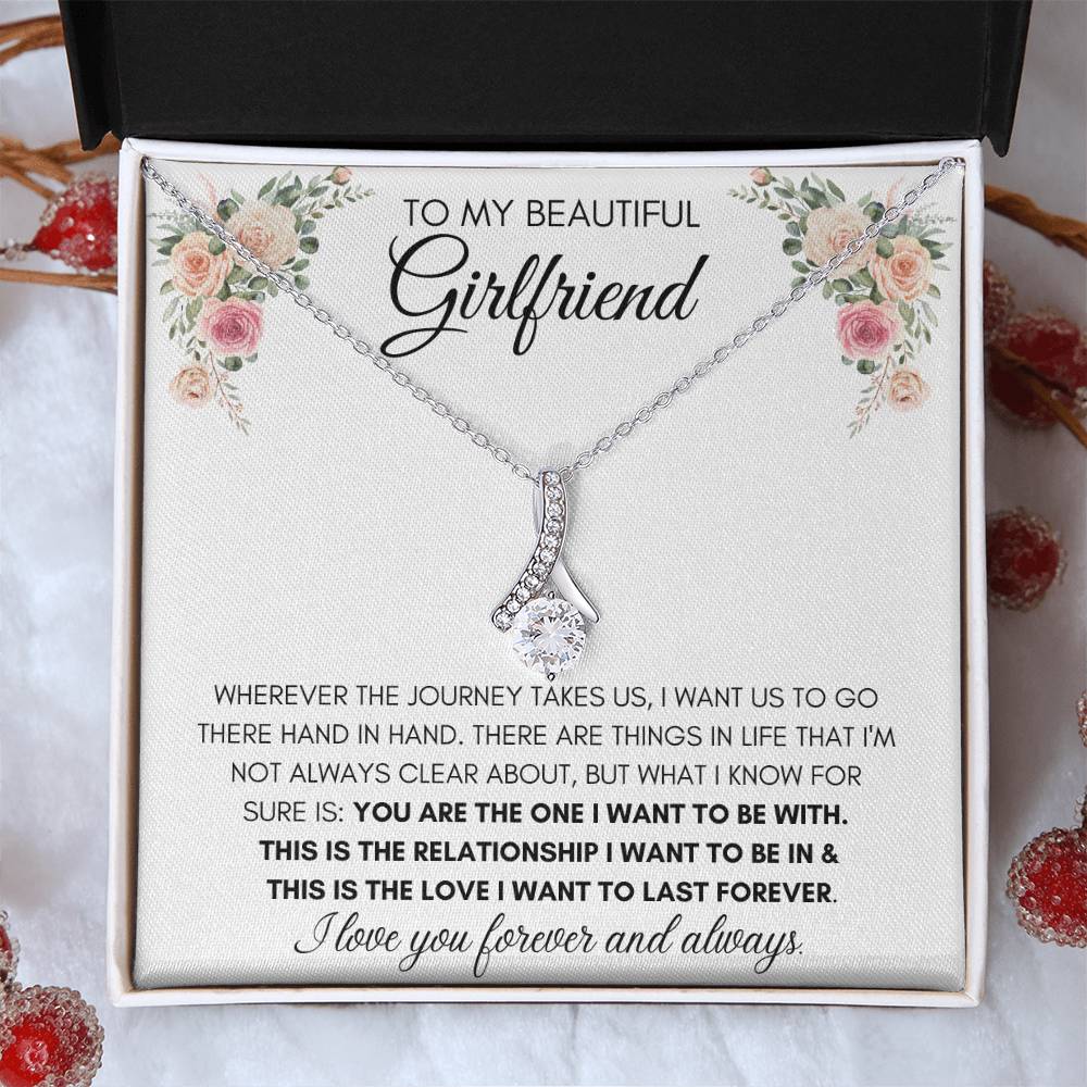 To My Beautiful Girlfriend - Alluring Necklace