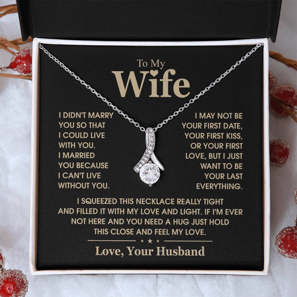 TO MY WIFE - Alluring Necklace