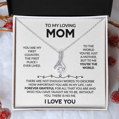 TO MY LOVING MOM - Alluring Necklace