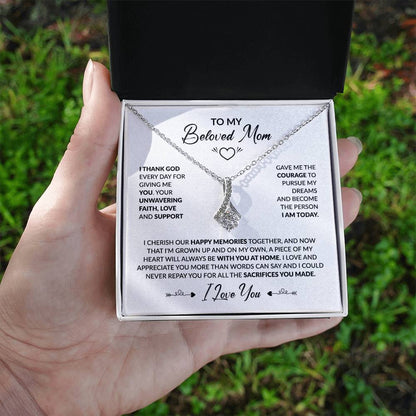 TO MY BELOVED MOM - Alluring Necklace