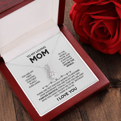 TO MY LOVING MOM - Alluring Necklace