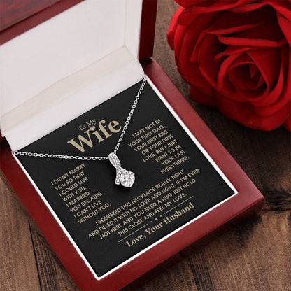 TO MY WIFE - Alluring Necklace