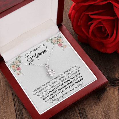 To My Beautiful Girlfriend - Alluring Necklace