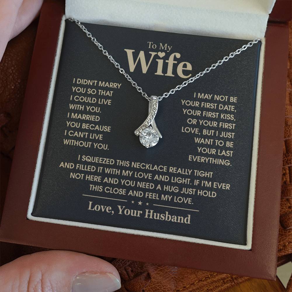 TO MY WIFE - Alluring Necklace