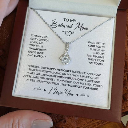 TO MY BELOVED MOM - Alluring Necklace