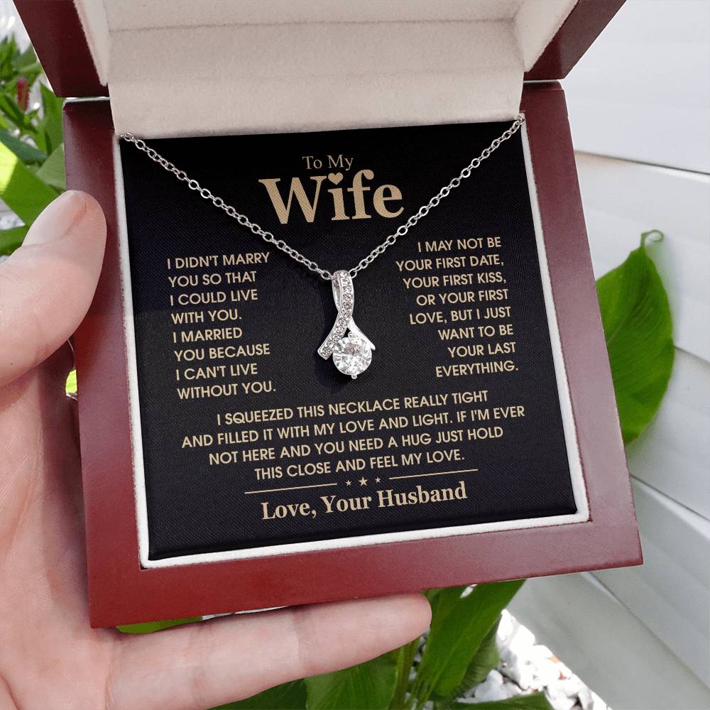 TO MY WIFE - Alluring Necklace