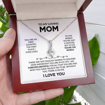 TO MY LOVING MOM - Alluring Necklace