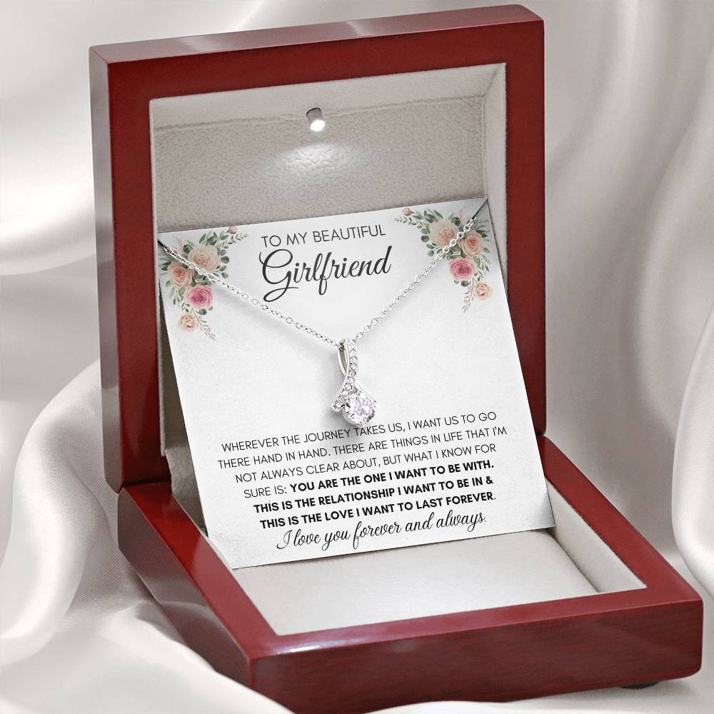 To My Beautiful Girlfriend - Alluring Necklace