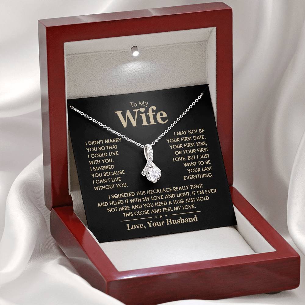 TO MY WIFE - Alluring Necklace
