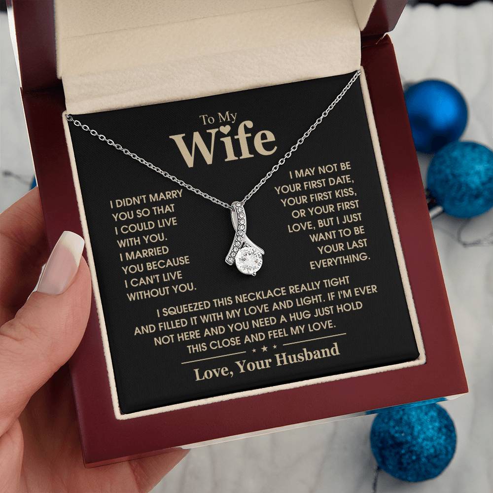 TO MY WIFE - Alluring Necklace