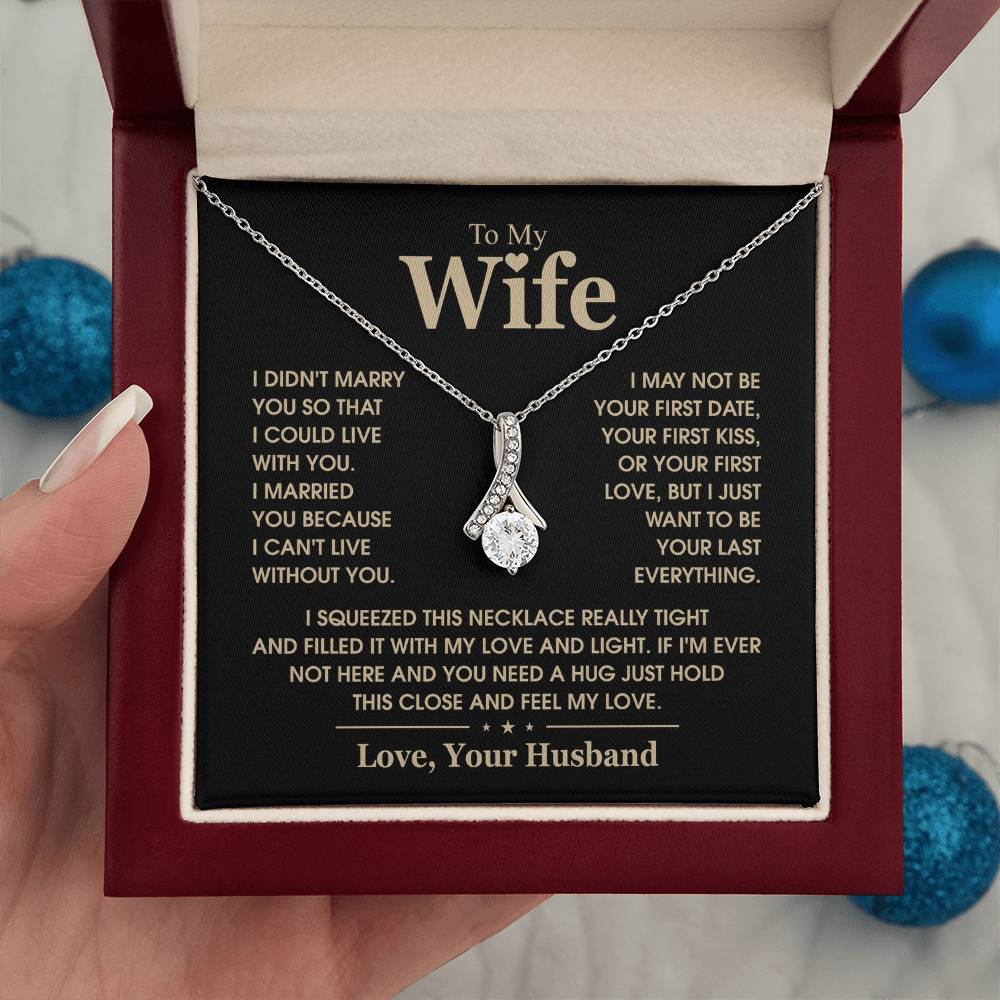 TO MY WIFE - Alluring Necklace