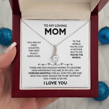 TO MY LOVING MOM - Alluring Necklace