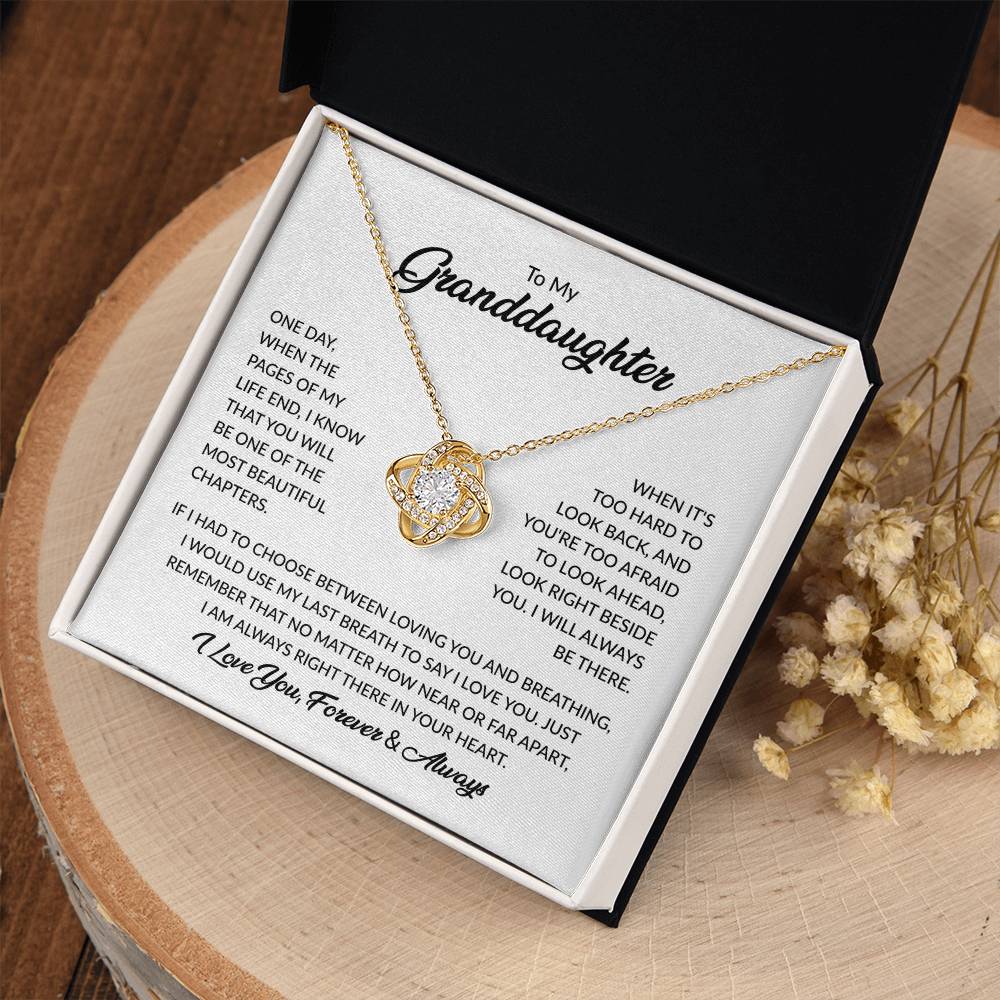 MOST BEAUTIFUL CHAPTER - KNOT NECKLACE