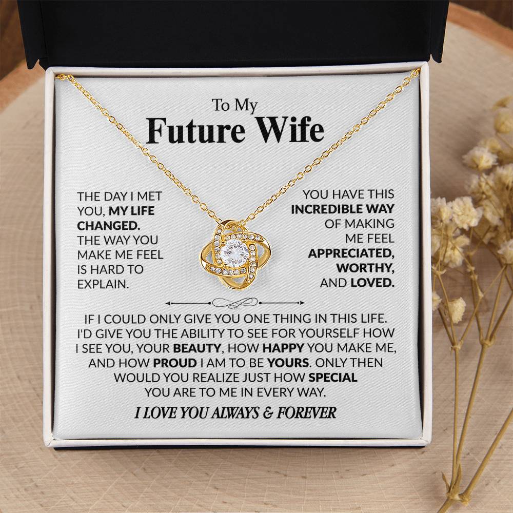 THE DAY I MET YOU - Knot Necklace