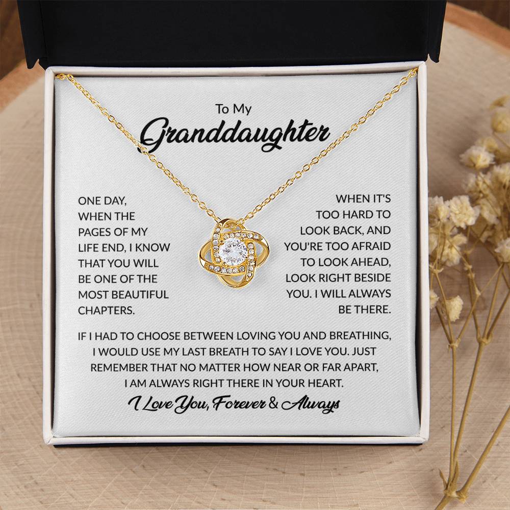 MOST BEAUTIFUL CHAPTER - KNOT NECKLACE