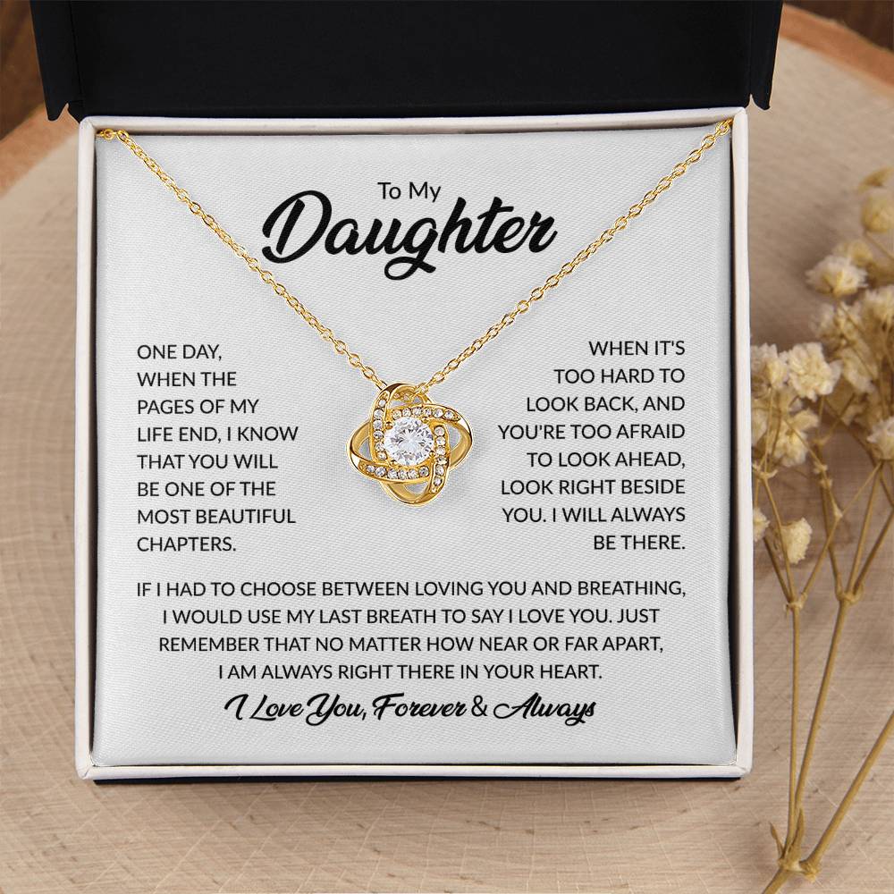 MOST BEAUTIFUL CHAPTER - KNOT NECKLACE