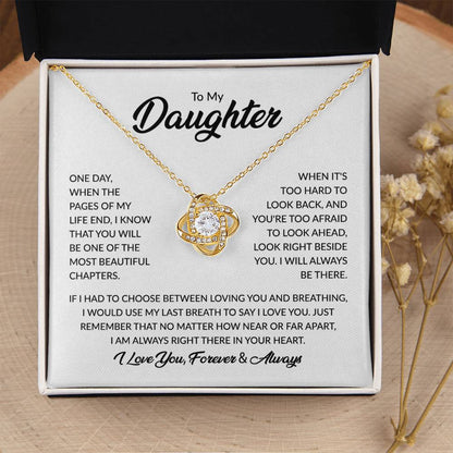 MOST BEAUTIFUL CHAPTER - KNOT NECKLACE