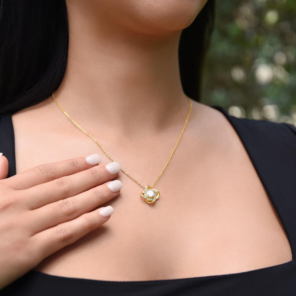 YOU ARE MY DAUGHTER - KNOT NECKLACE