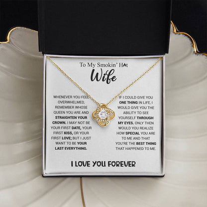 Smokin' Hot Wife - Knot Necklace