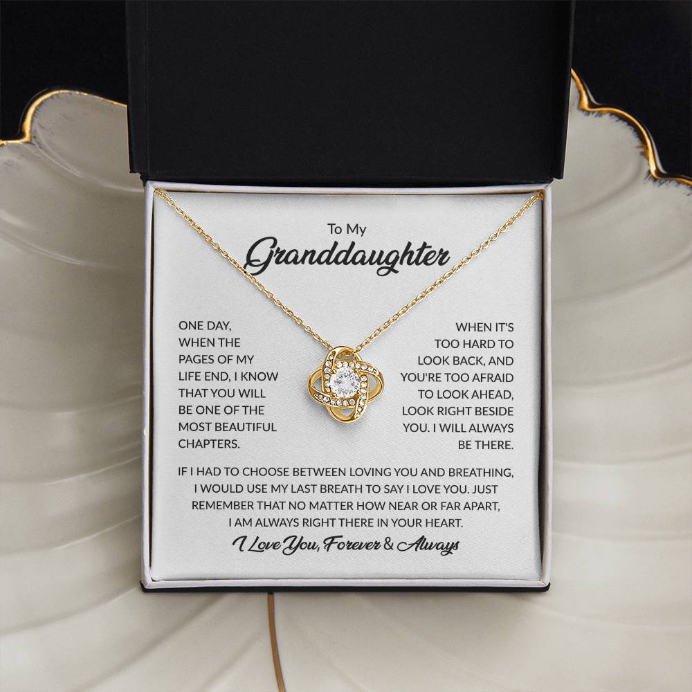 MOST BEAUTIFUL CHAPTER - KNOT NECKLACE