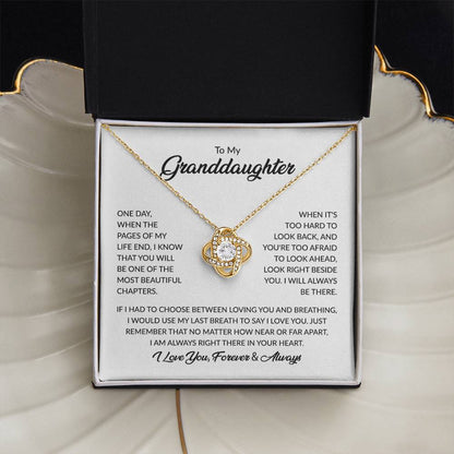 MOST BEAUTIFUL CHAPTER - KNOT NECKLACE