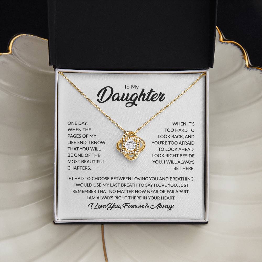 MOST BEAUTIFUL CHAPTER - KNOT NECKLACE