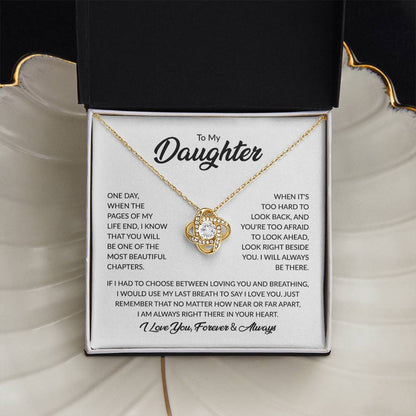 MOST BEAUTIFUL CHAPTER - KNOT NECKLACE