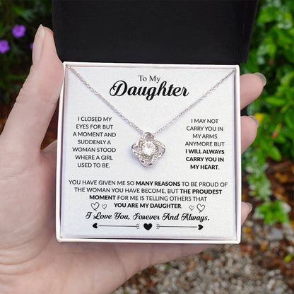 YOU ARE MY DAUGHTER - KNOT NECKLACE