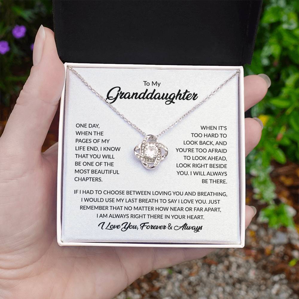 MOST BEAUTIFUL CHAPTER - KNOT NECKLACE
