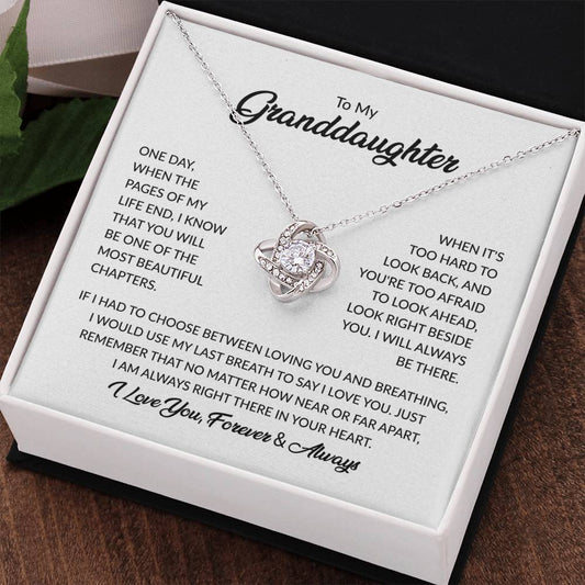 MOST BEAUTIFUL CHAPTER - KNOT NECKLACE