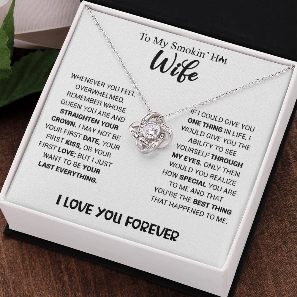 Smokin' Hot Wife - Knot Necklace