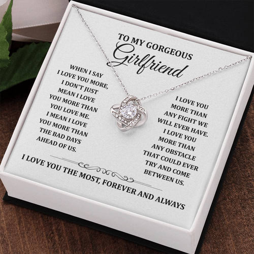 TO MY GORGEOUS GIRLFRIEND - Knot Necklace